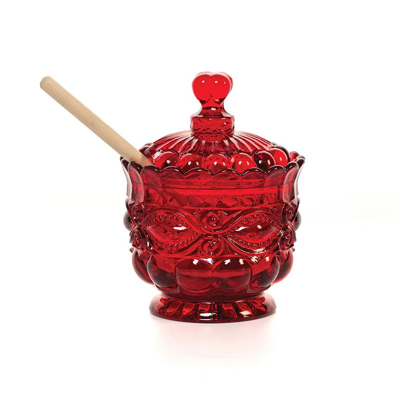 Eye Winker Honey Jar & Dipper