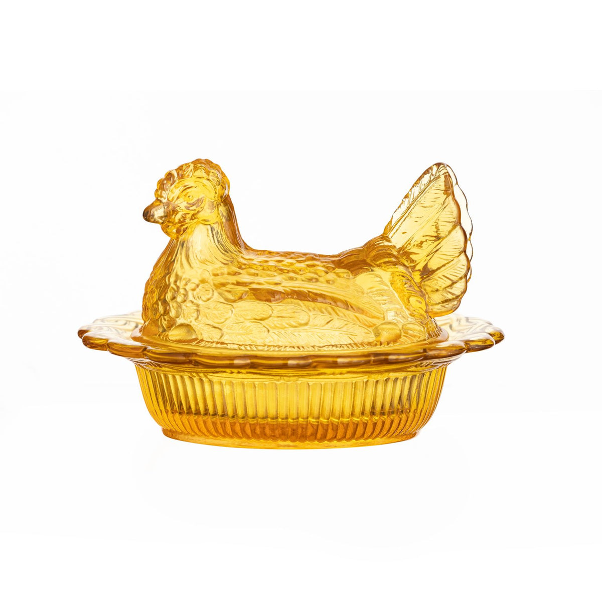 6" Hen on Basket