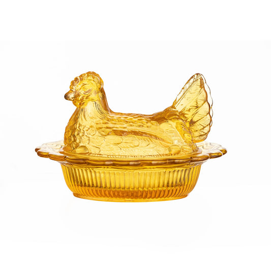 6" Hen on Basket