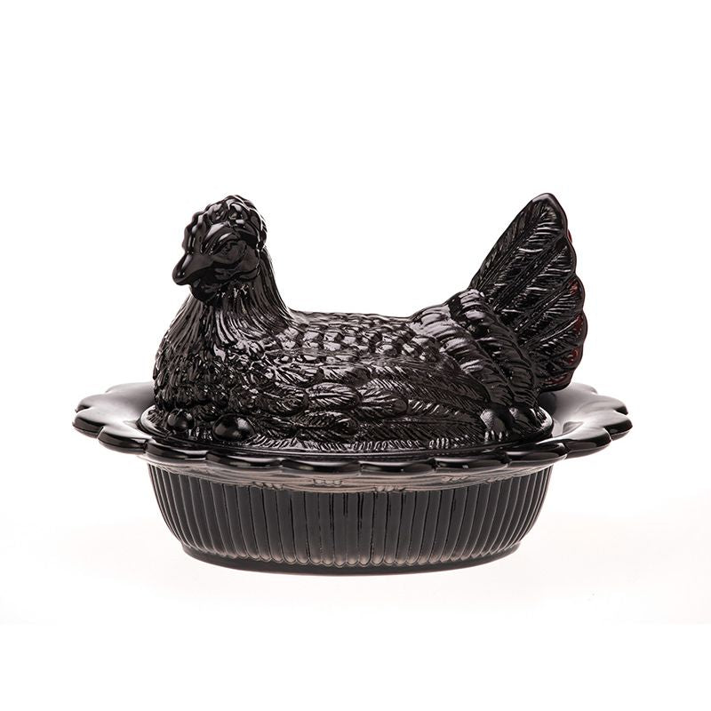 6" Hen on Basket