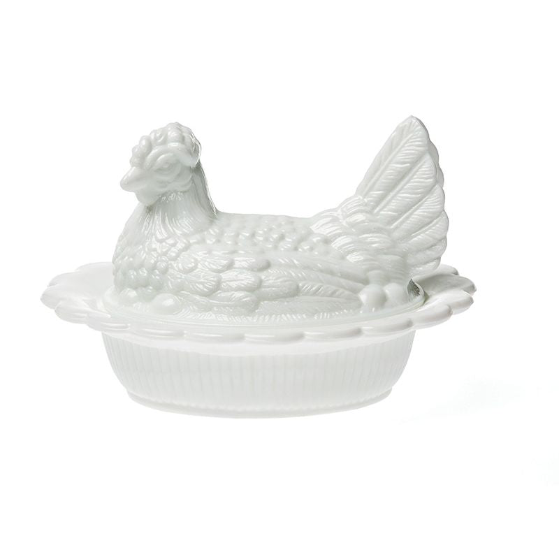 6" Hen on Basket