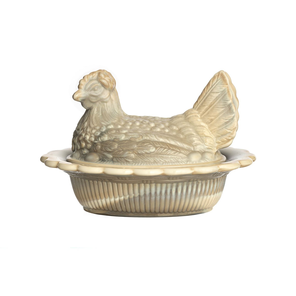 6" Hen on Basket