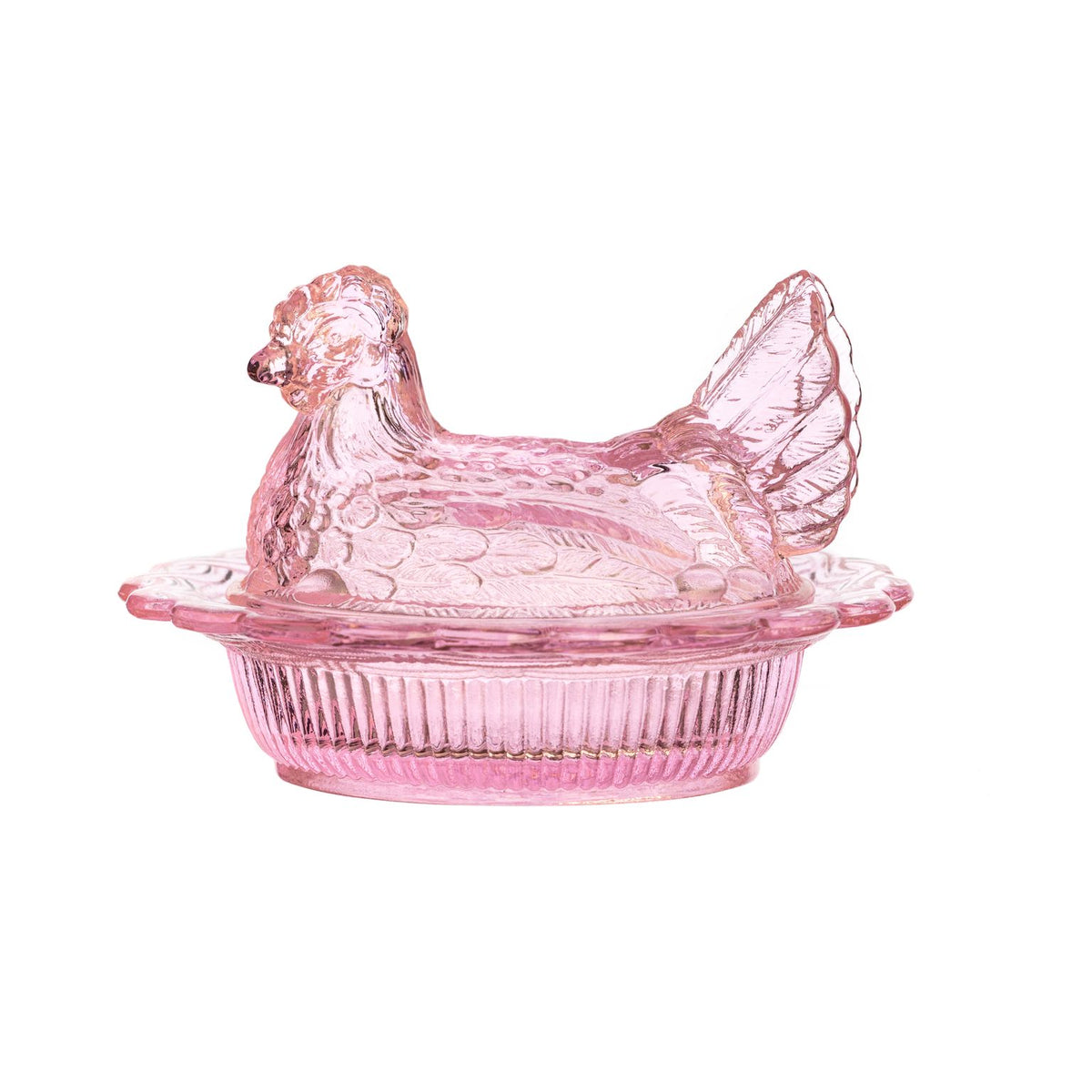 6" Hen on Basket