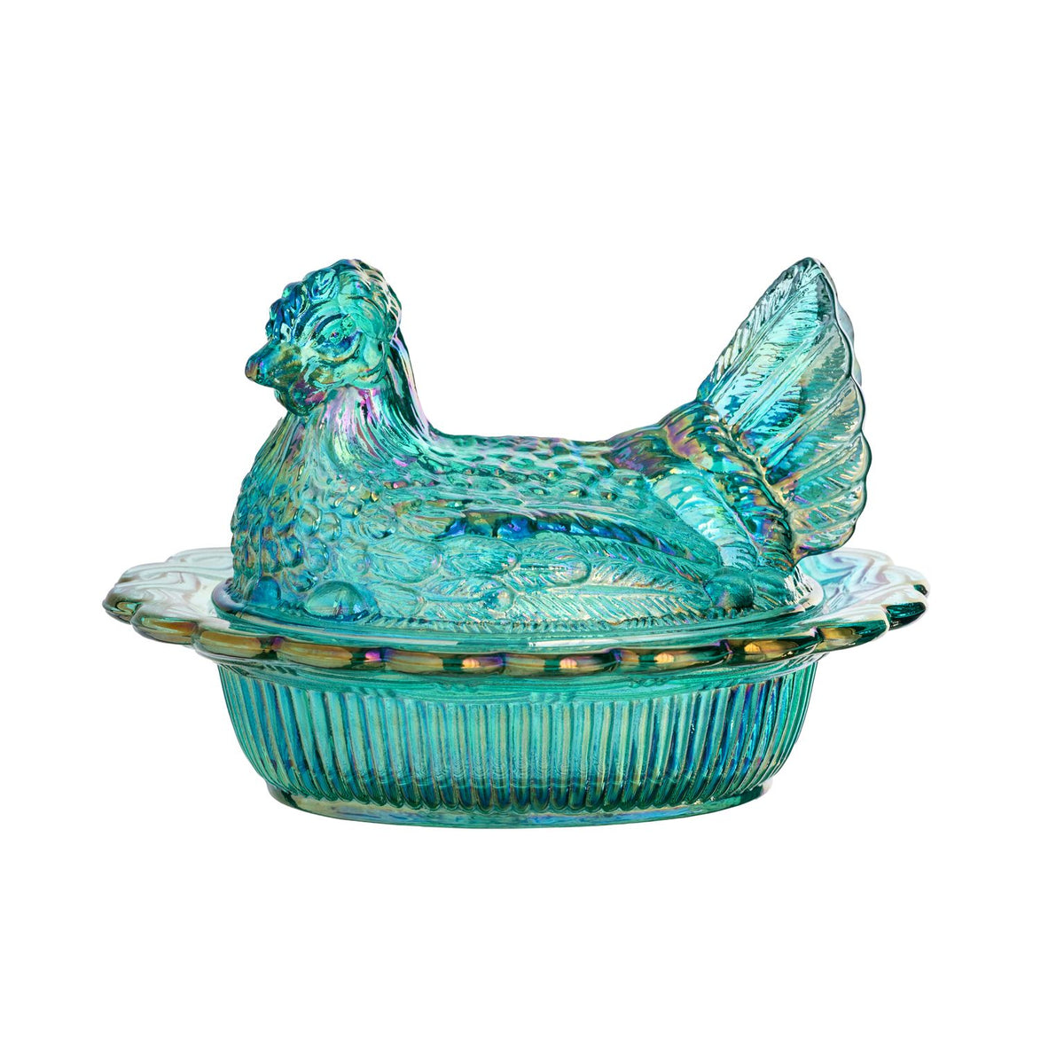 6" Hen on Basket
