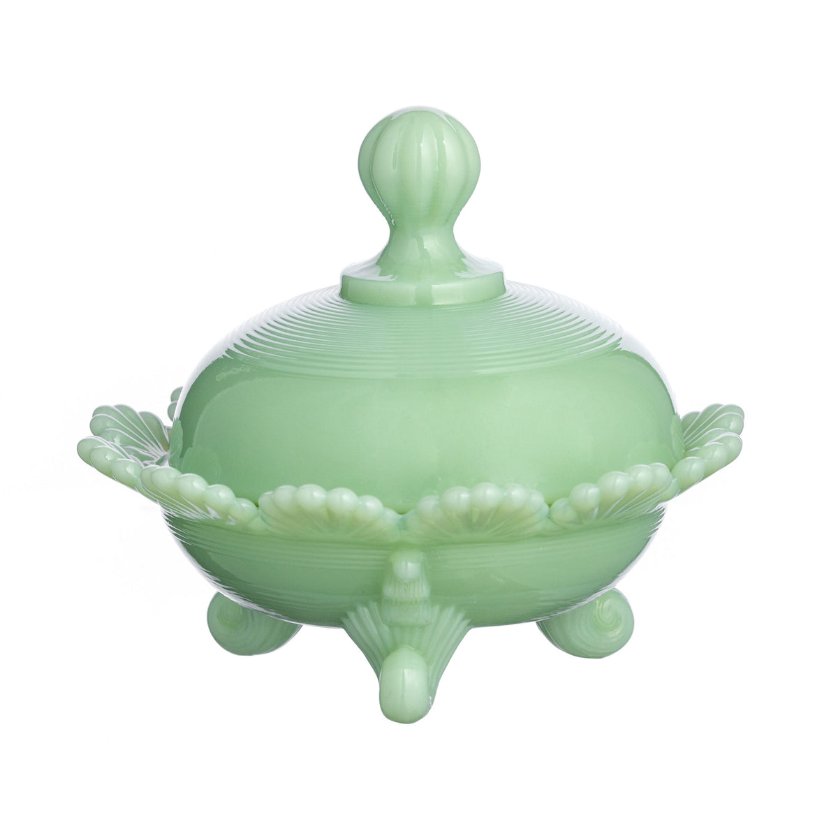 Covered Footed Candy Dish