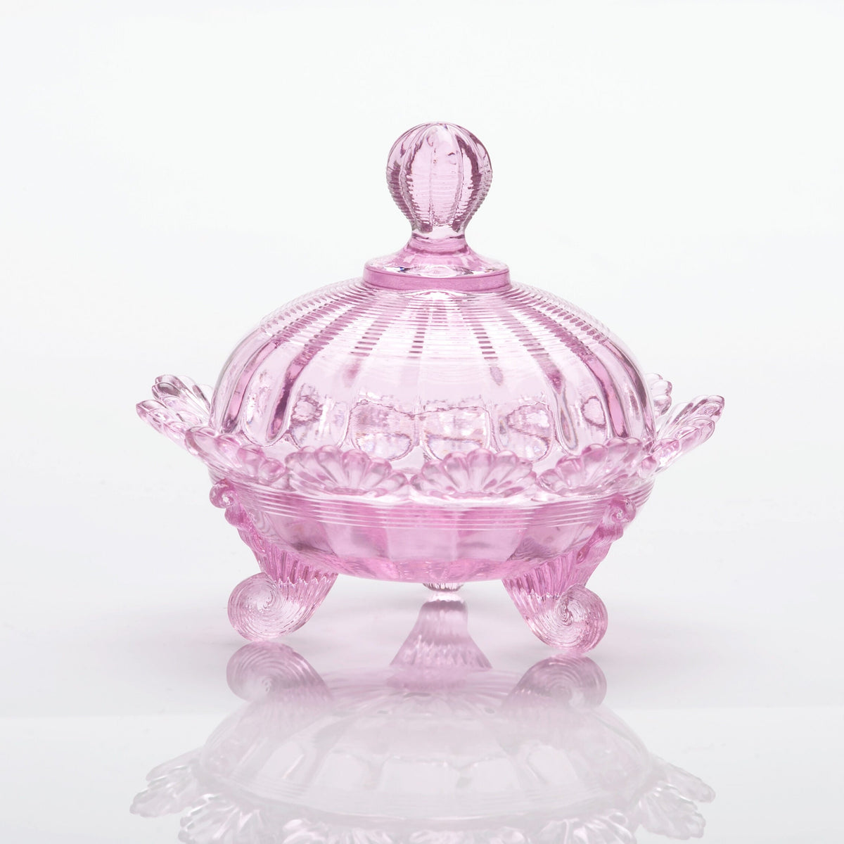 Covered Footed Candy Dish